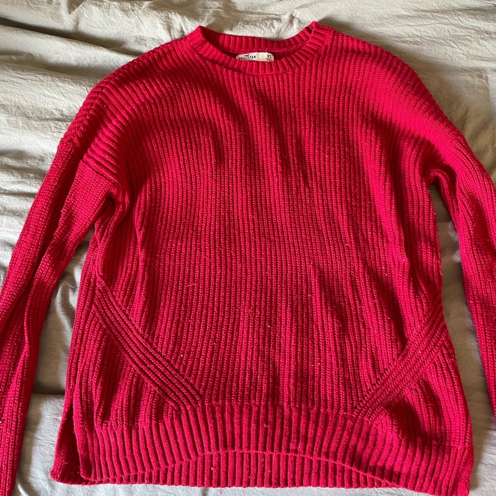 Red sweater